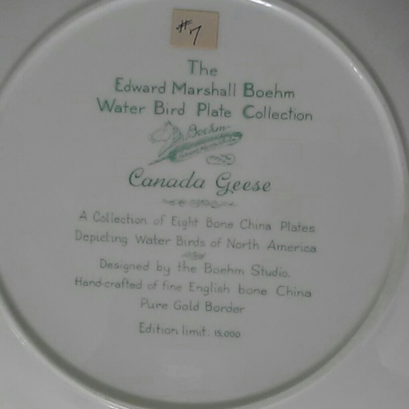 Edward Marshall Boehm Limited Edition Plate - Picture 3 of 5